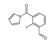 2-iodo-3-(pyrrole-1-carbonyl)benzaldehyde结构式