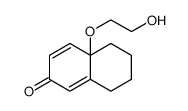 2(4aH)-Naphthalenone, 5,6,7,8-tetrahydro-4a-(2-hydroxyethoxy) Structure