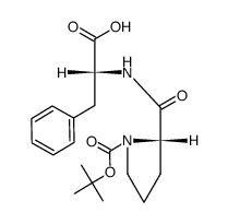 Boc-Pro-D-Phe-OH Structure