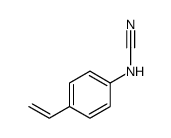 (4-ethenylphenyl)cyanamide Structure