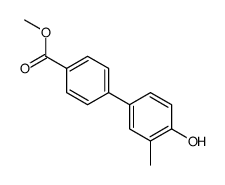 methyl 4-(4-hydroxy-3-methylphenyl)benzoate结构式