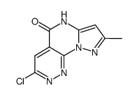 2-methyl-7-chloropyrazolo<1,5-a>pyrimido<4,5-c>pyridazin-5(4H)one Structure