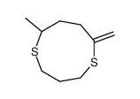 6-Methyl-9-methylene-[1,5]dithionane Structure