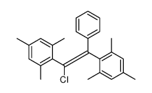 2-[1-chloro-2-phenyl-2-(2,4,6-trimethylphenyl)ethenyl]-1,3,5-trimethylbenzene结构式