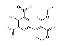 2-(4-HYDROXY-3,5-DINITRO-BENZYLIDENE)-MALONIC ACID DIETHYL ESTER结构式