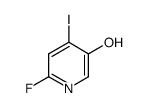 6-Fluoro-4-iodo-3-pyridinol Structure