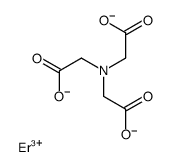 2-[bis(carboxylatomethyl)amino]acetate,erbium(3+)结构式