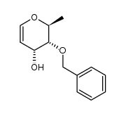 1,5-Anhydro-4-O-benzyl-2,6-dideoxy-L-ribo-hex-1-enitol Structure