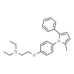 N,N-DIETHYL-2-(4-(2-METHYL-5-PHENYL-1H-PYRROL-1-YL)PHENOXY)ETHANAMINE picture