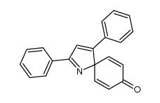 3',5'-diphenylcyclohexa-2,5-dienespiro-2'-(2'H-pyrrol)-4-one结构式