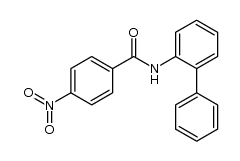 N-biphenyl-2-yl-4-nitrobenzamide结构式