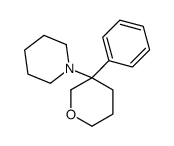 1-(3-phenyloxan-3-yl)piperidine结构式