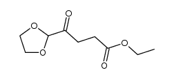 ethyl 5,5-(ethylenedioxy)levulinate Structure