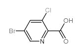 5-Bromo-3-chloropyridine-2-carboxylic acid structure