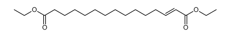 1,2-Tridecen-1,13-dicarboxylic-acid-diethylester Structure