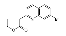 ethyl 2-(7-bromoquinolin-2-yl)acetate结构式