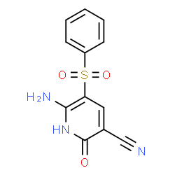 6-AMINO-2-HYDROXY-5-(PHENYLSULFONYL)NICOTINONITRILE picture