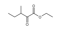 Ethyl α-oxo-β-methylvalerate Structure