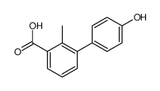 3-(4-hydroxyphenyl)-2-methylbenzoic acid Structure