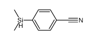 4-(dimethylsilyl)benzonitrile Structure