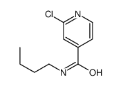 N-n-Butyl-2-chloropyridine-4-carboxamide结构式