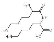 H-Lys-Lys-OH Hydrochloride salt Structure