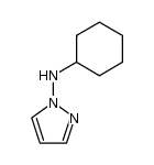 1-(Cyclohexylamino)pyrazole Structure