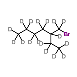 2-Ethylhexyl bromide-d17 Structure