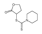 (2-oxooxolan-3-yl) piperidine-1-carbodithioate结构式