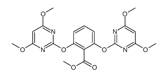 methyl 2,6-bis[(4,6-dimethoxypyrimidin-2-yl)oxy]benzoate结构式