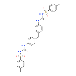 4,4''-Bis-(p-tolylsulfonylureido)-diphenylmethane结构式