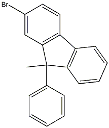 2-溴-9-甲基-9-苯基芴结构式