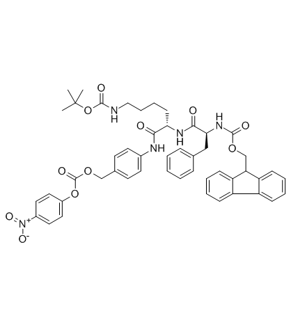 Fmoc-Phe-Lys(Boc)-PAB-PNP picture