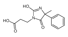 3-(4-methyl-2,5-dioxo-4-phenylimidazolidin-1-yl)propanoic acid Structure