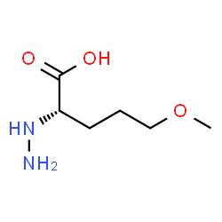 Pentanoic acid, 2-hydrazino-5-methoxy-, (S)- (9CI) Structure