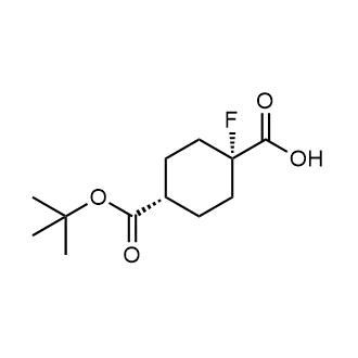 (1S,4s)-4-(叔丁氧基羰基)-1-氟环己烷-1-羧酸图片