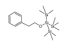 1-[tris(trimethylsilyl)silyl]-2-phenylethanol Structure