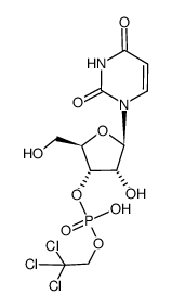 uridine 3'-(2,2,2-trichloroethyl) phosphate结构式