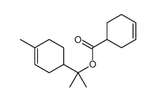 2-(4-methylcyclohex-3-en-1-yl)propan-2-yl cyclohex-3-ene-1-carboxylate Structure