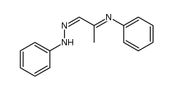 Methyl-glyoxal-1-phenylhydrazon-2-anil结构式