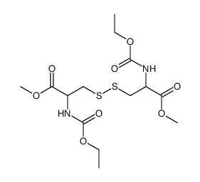 N,N'-Bis(ethoxycarbonyl)-L-cystine dimethyl ester Structure