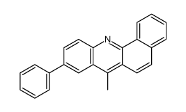 7-methyl-9-phenylbenzo[c]acridine Structure