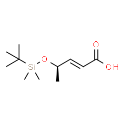 (R,E)-4-((叔丁基二甲基甲硅烷基)氧基)戊-2-烯酸图片