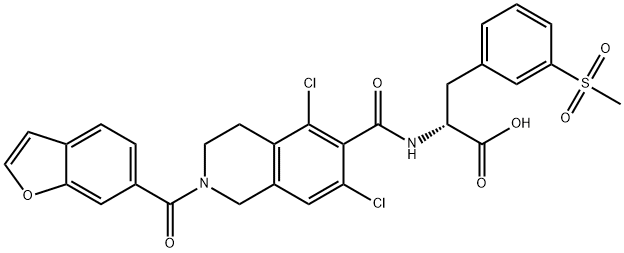 Lifitegrast Impurity 8 structure