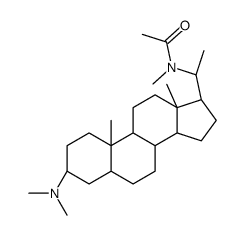 Acetamide, N-(3-beta-(dimethylamino)-5-alpha-pregnan-20-alpha-yl)-N-me thyl- structure