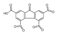 4,5,7-trinitro-9-oxofluorene-2-carboxylic acid结构式