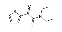 N,N-diethyl-2-oxo-2-(thiophen-2-yl)acetamide Structure