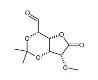 (4S,4aR,7R,7aR)-7-Methoxy-2,2-dimethyl-6-oxo-tetrahydro-4H-furo[3,2-d][1,3]dioxine-4-carbaldehyde picture