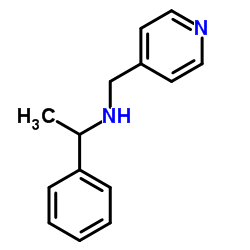 (1-PHENYL-ETHYL)-PYRIDIN-4-YLMETHYL-AMINE Structure