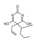 5-Allyl-5-(2-pentanyl)-2,4,6(1H,3H,5H)-pyrimidinetrione Structure